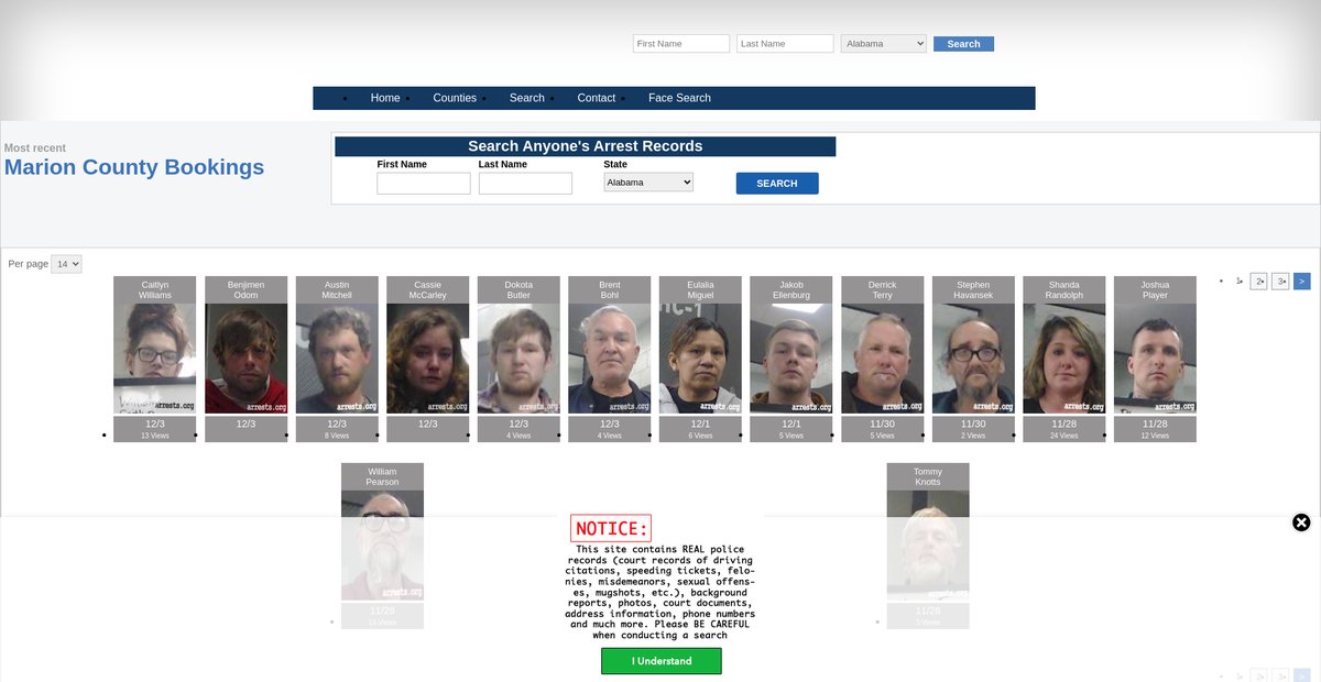 Preview of alabama.arrests.org
