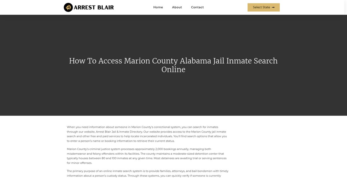 Preview of arrestblair.org