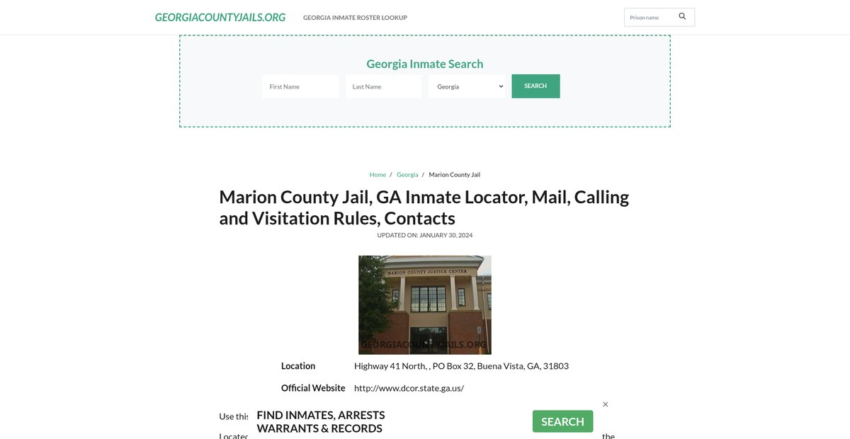 Preview of georgiacountyjails.org