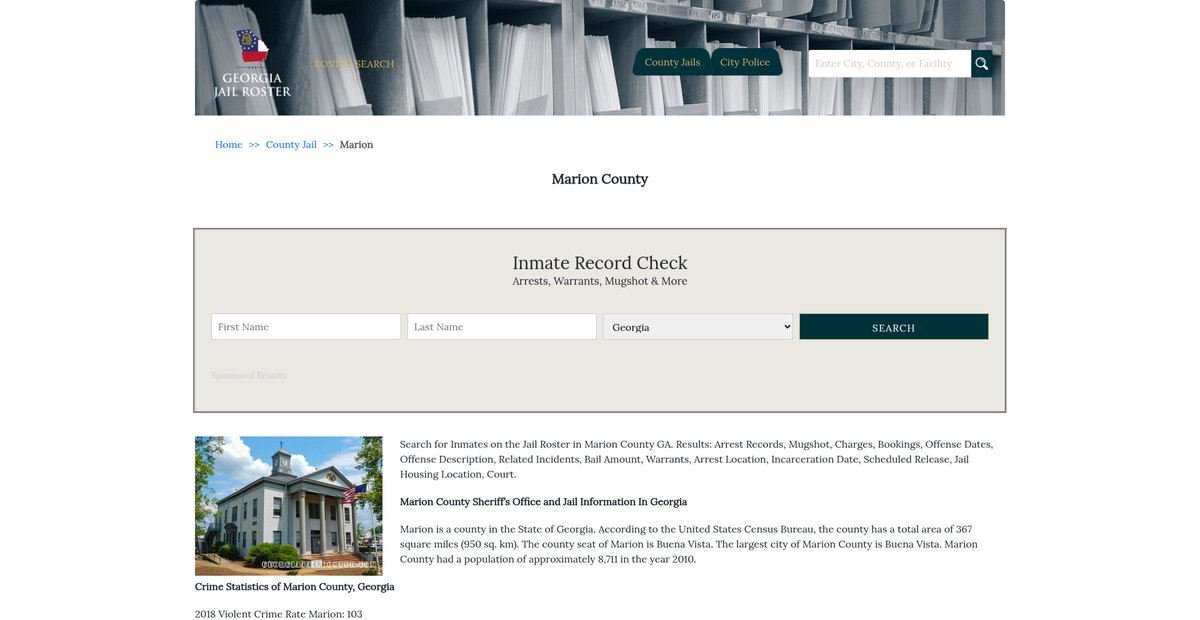 Preview of georgiajailroster.com