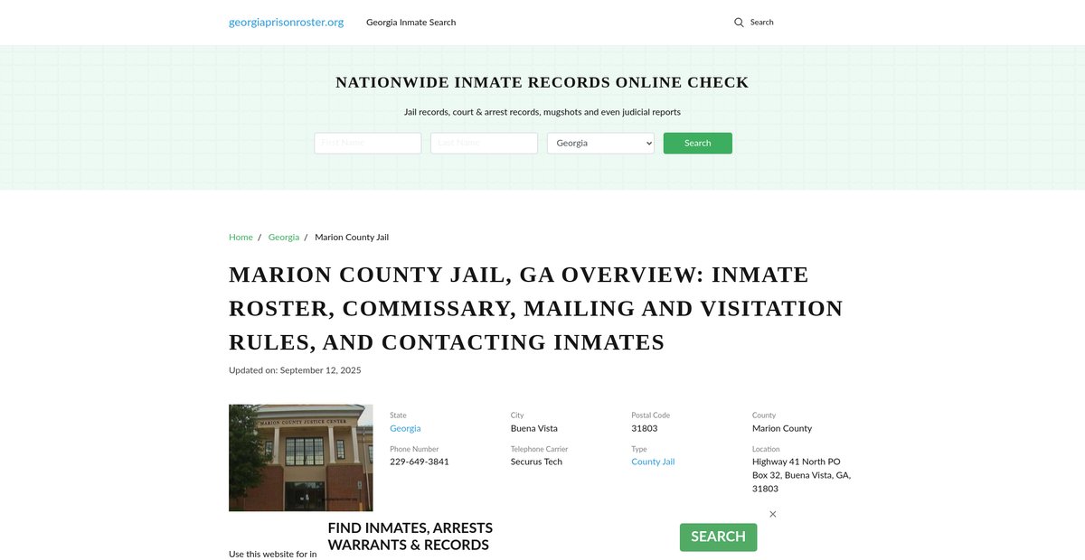 Preview of georgiaprisonroster.org