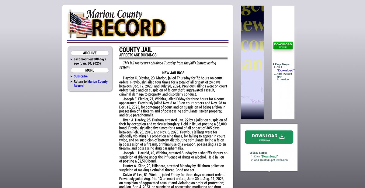 Preview of marionrecord.com