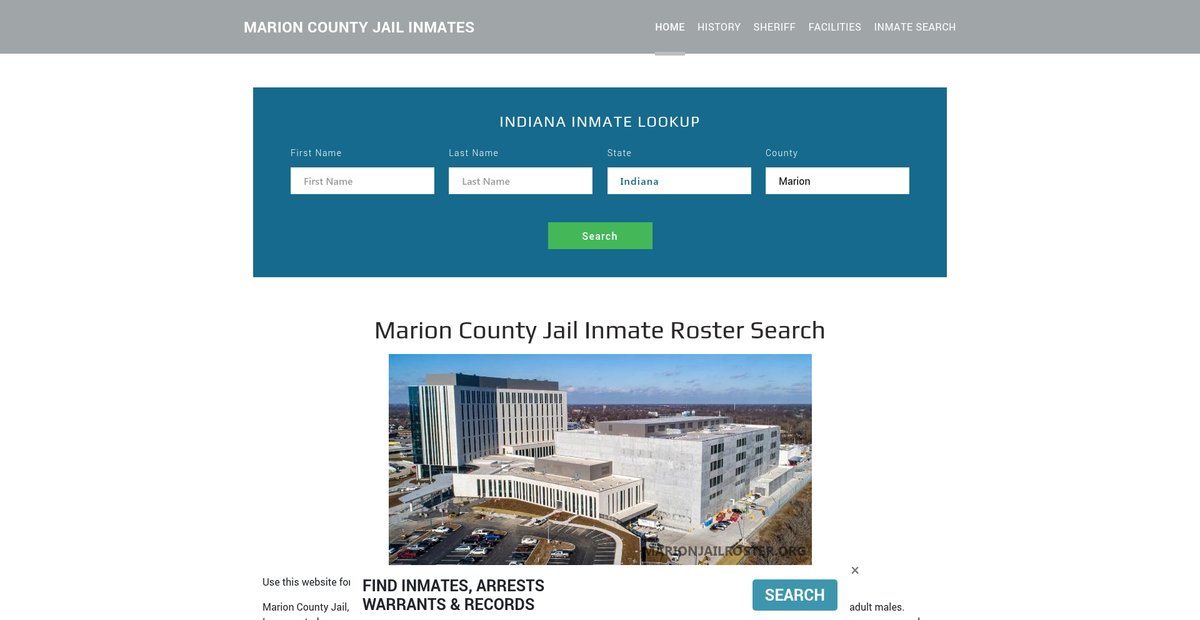 Preview of marionjailroster.org