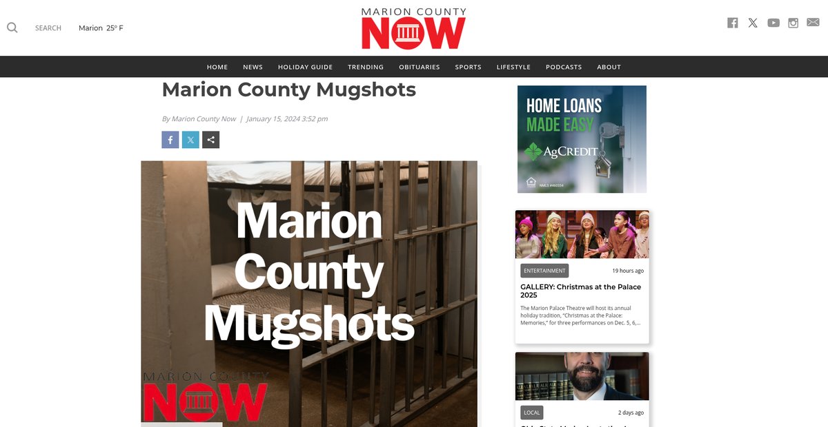 Preview of marioncountynow.com