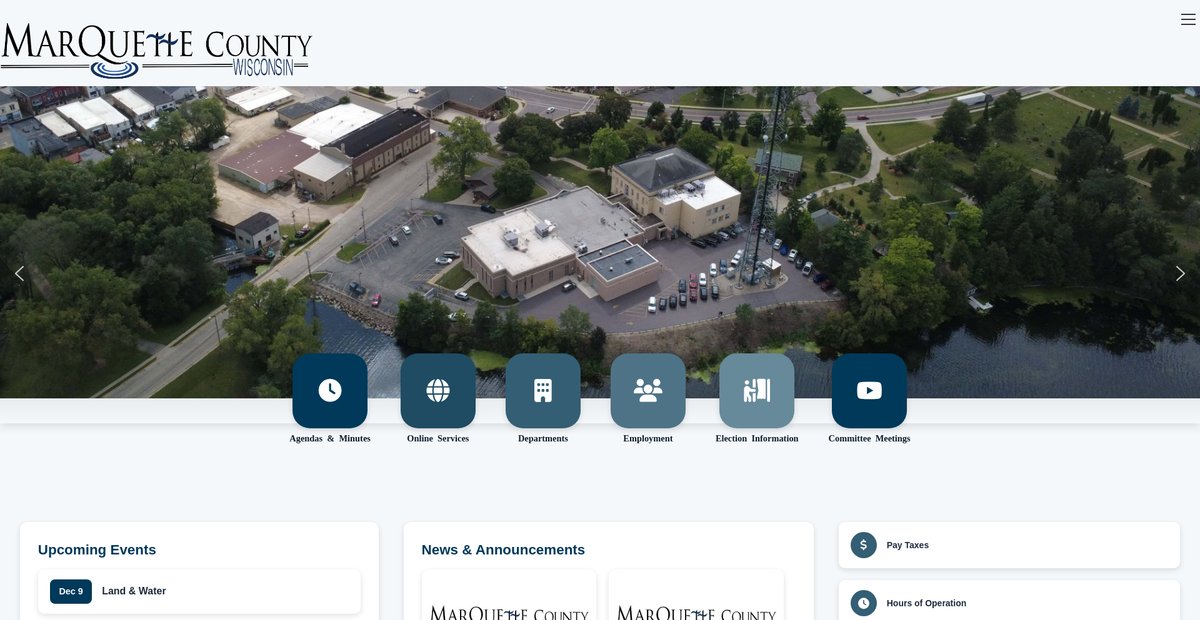 Preview of co.marquette.wi.us
