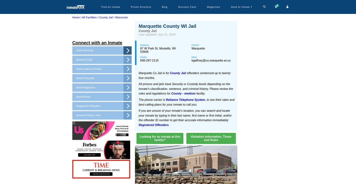 Preview of inmateaid.com