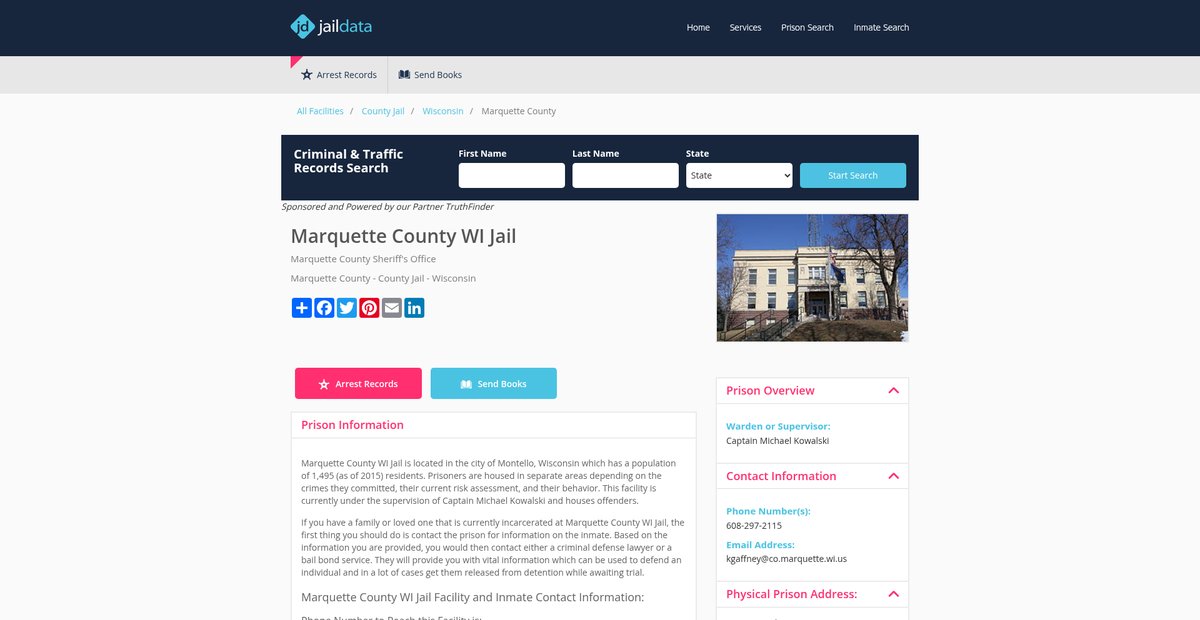Preview of jaildata.com