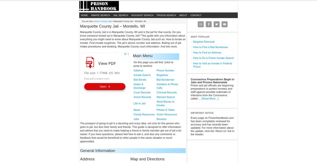 Preview of prisonhandbook.com