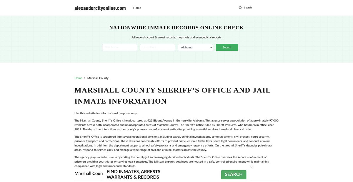 Preview of alexandercityonline.com