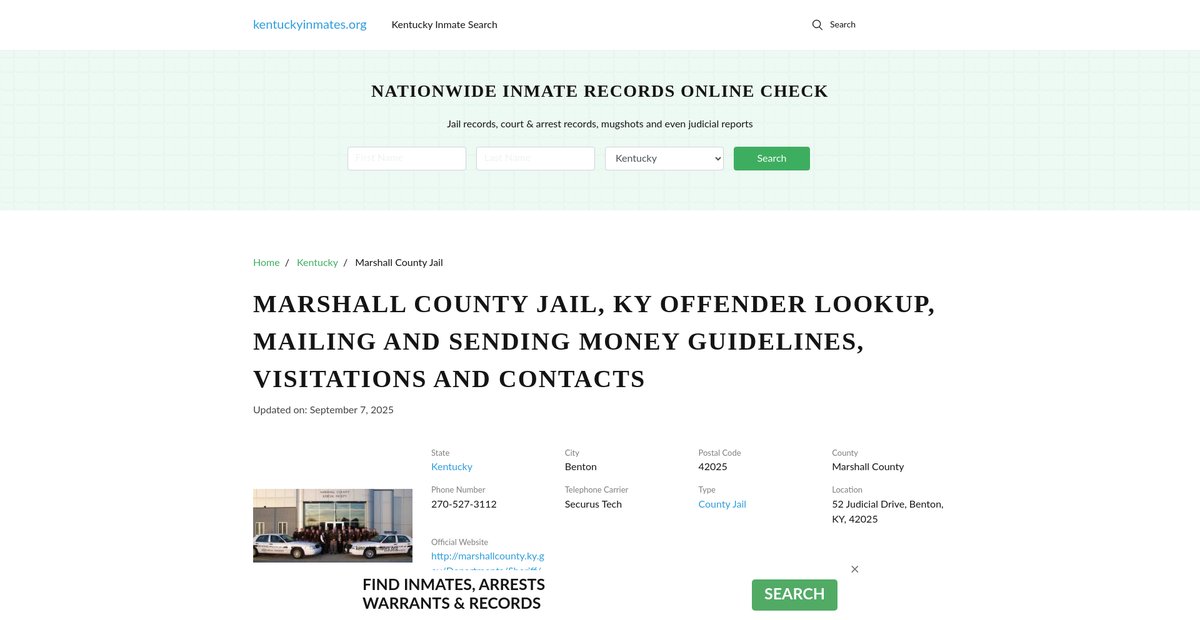 Preview of kentuckyinmates.org