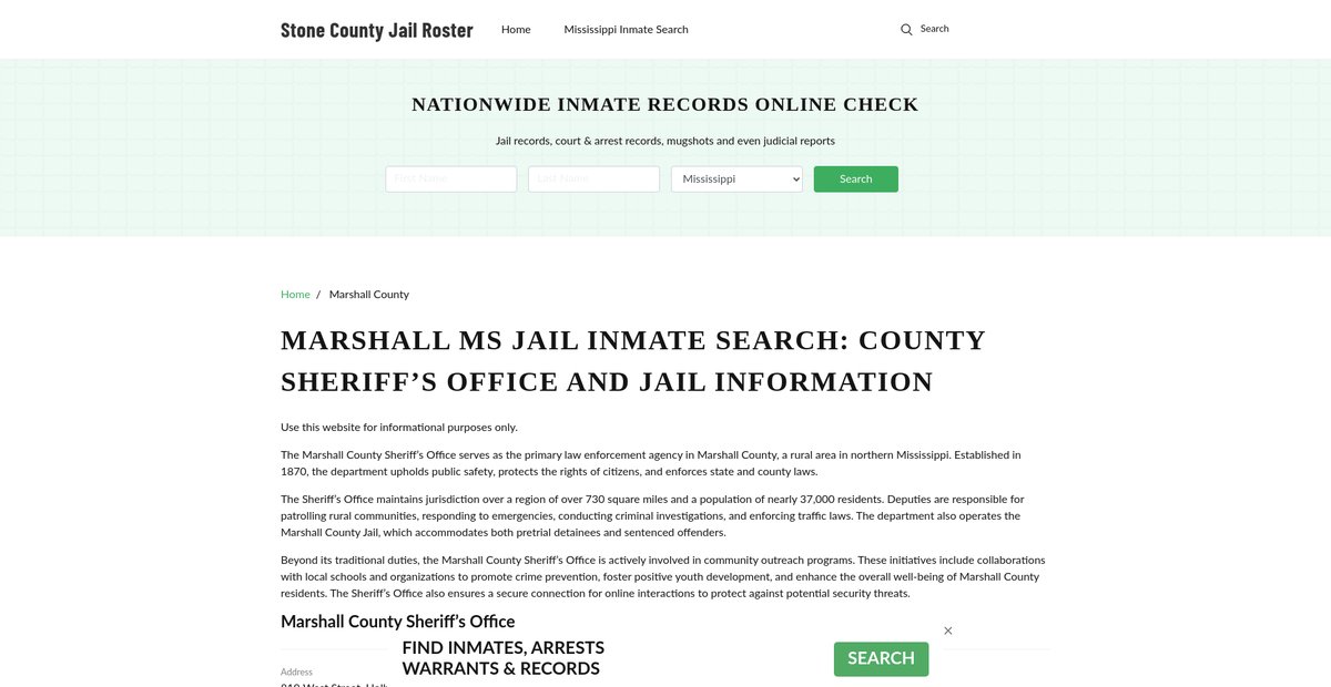 Preview of stonecountygov.com