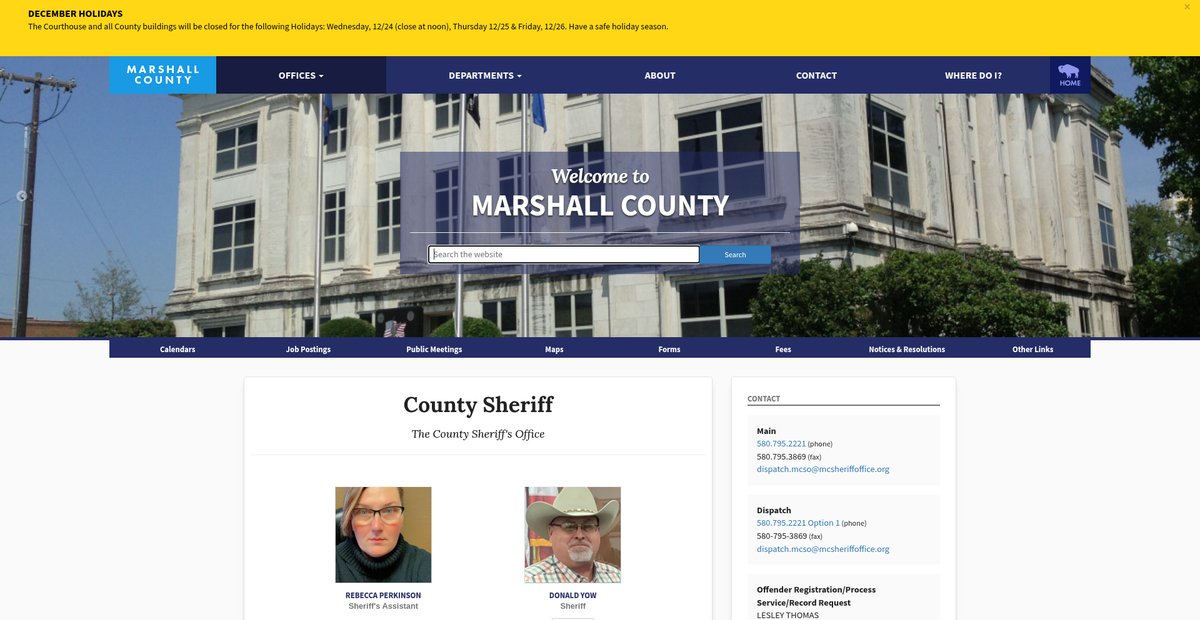 Preview of marshall.okcounties.org