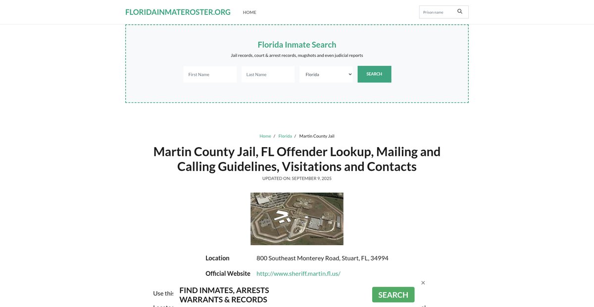 Preview of floridainmateroster.org