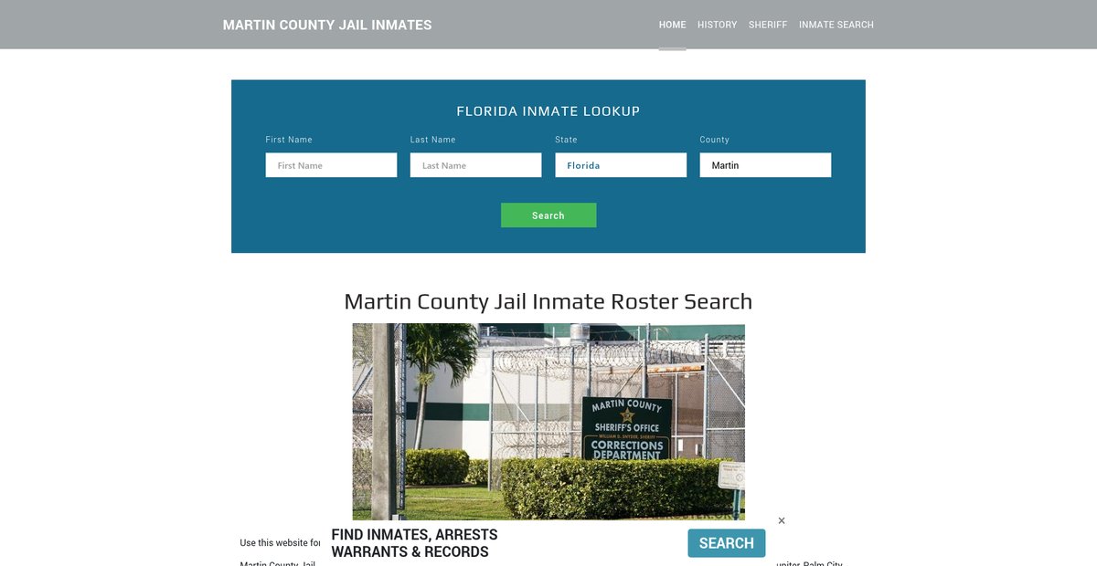 Preview of martinjailroster.org