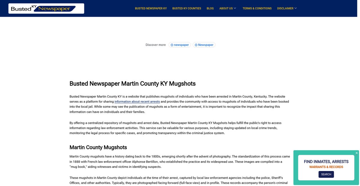 Preview of bustednewspaper-ky.com