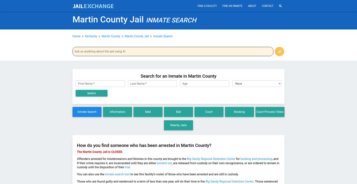 Preview of jailexchange.com