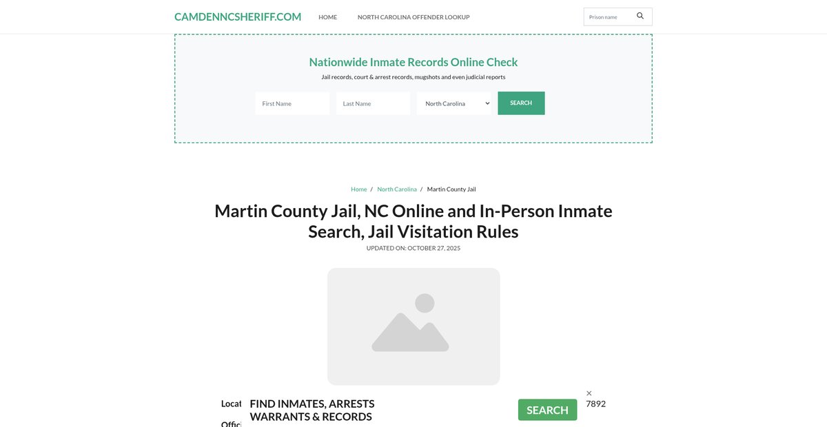 Preview of camdenncsheriff.com