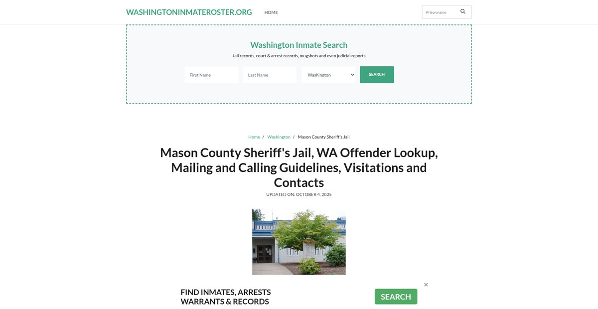 Preview of washingtoninmateroster.org