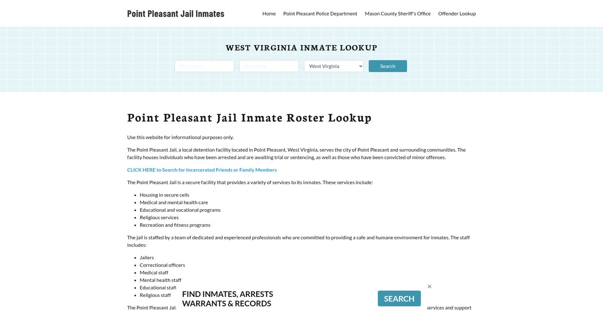 Preview of pointpleasantjail.org