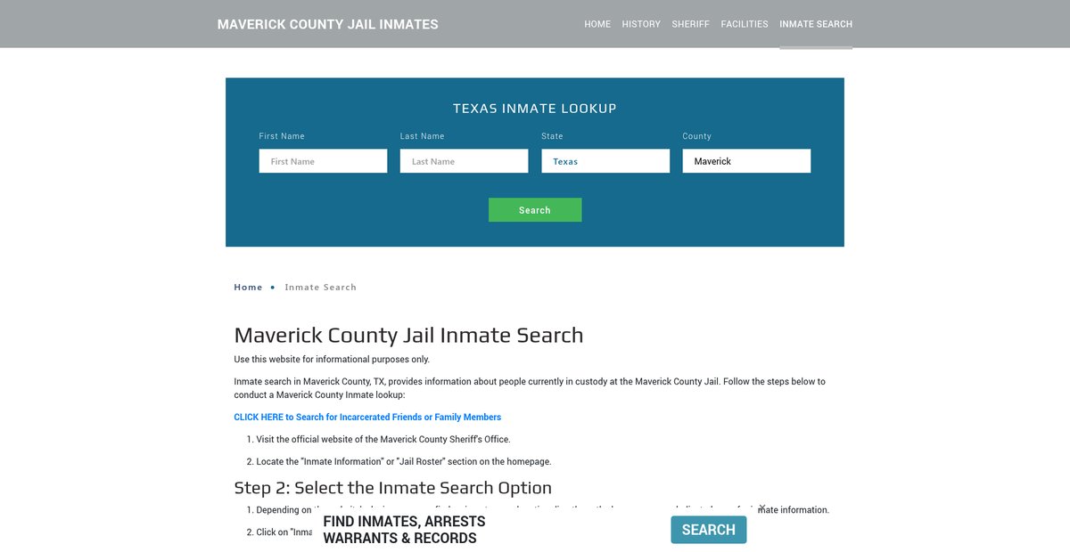 Preview of maverickjailroster.org