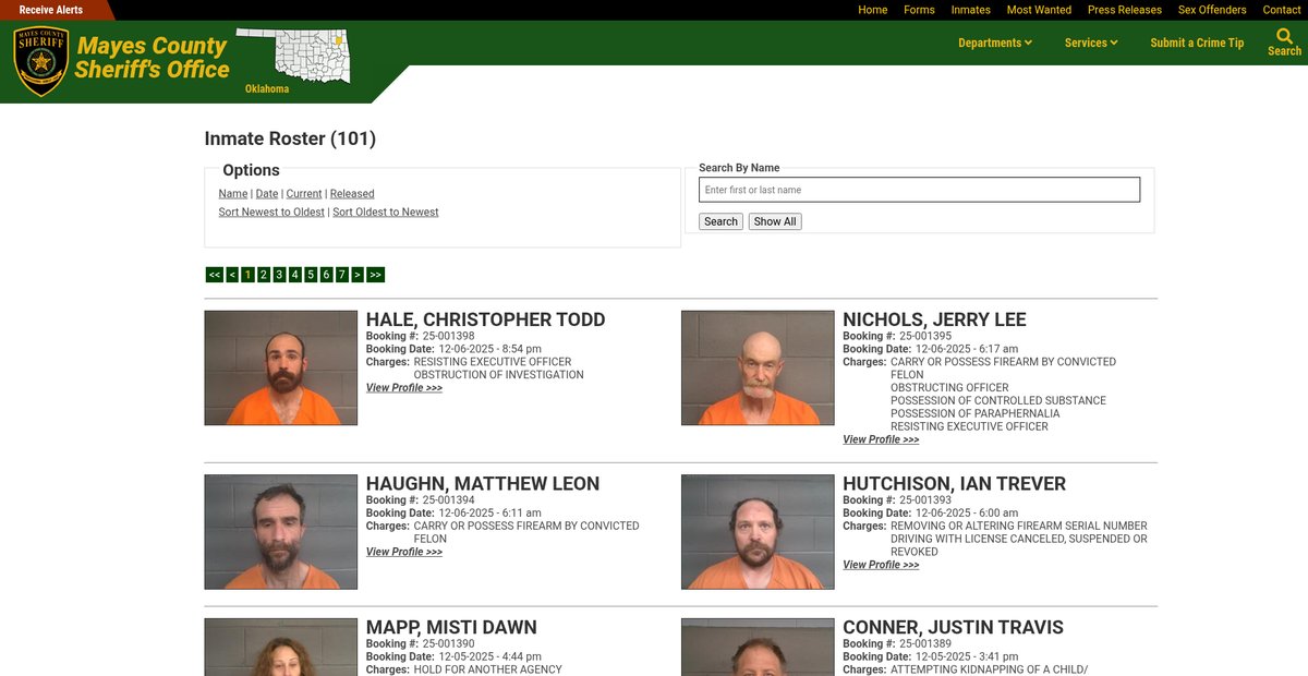 Preview of mayessheriff.org