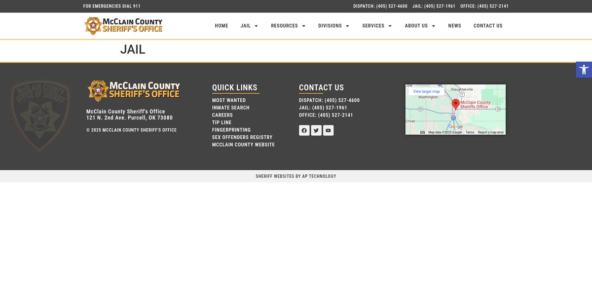 Preview of mcclaincountysheriff.com