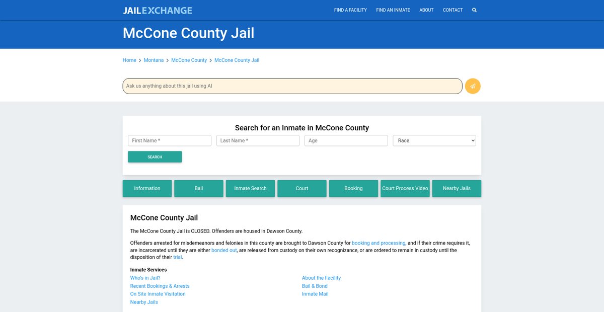 Preview of jailexchange.com