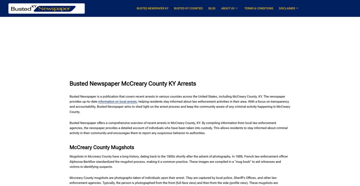 Preview of bustednewspaper-ky.com