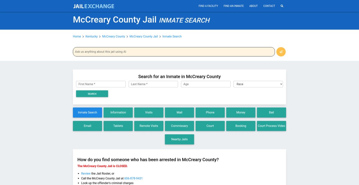 Preview of jailexchange.com