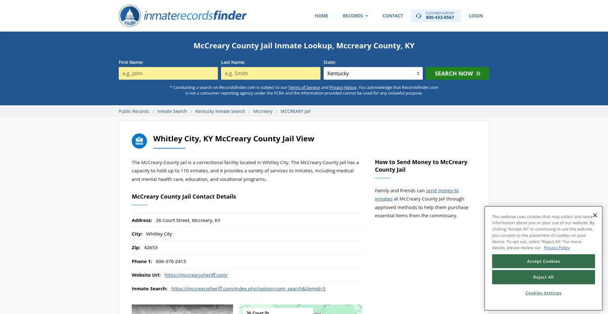 Preview of recordsfinder.com