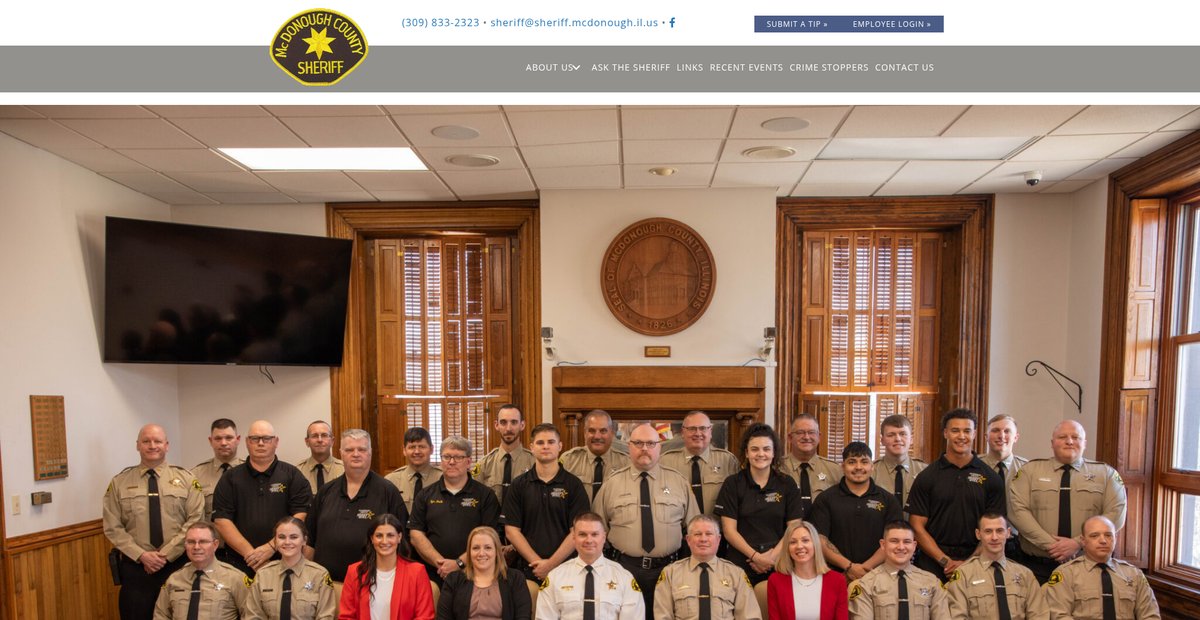 Preview of mcdonoughcountysheriff.com