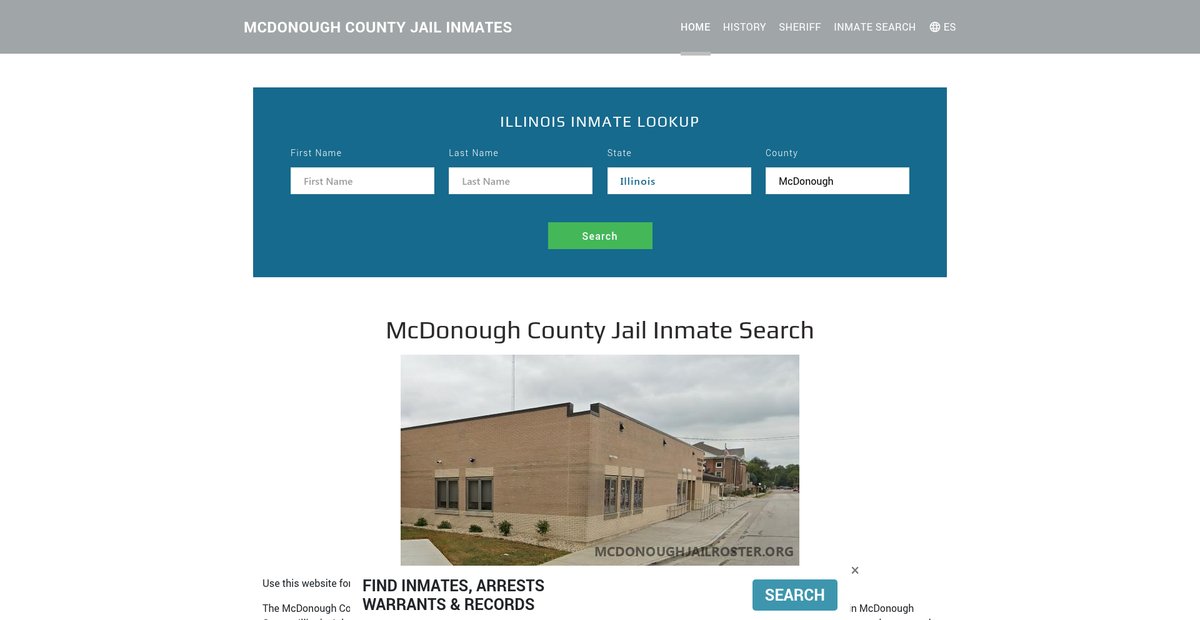 Preview of mcdonoughjailroster.org
