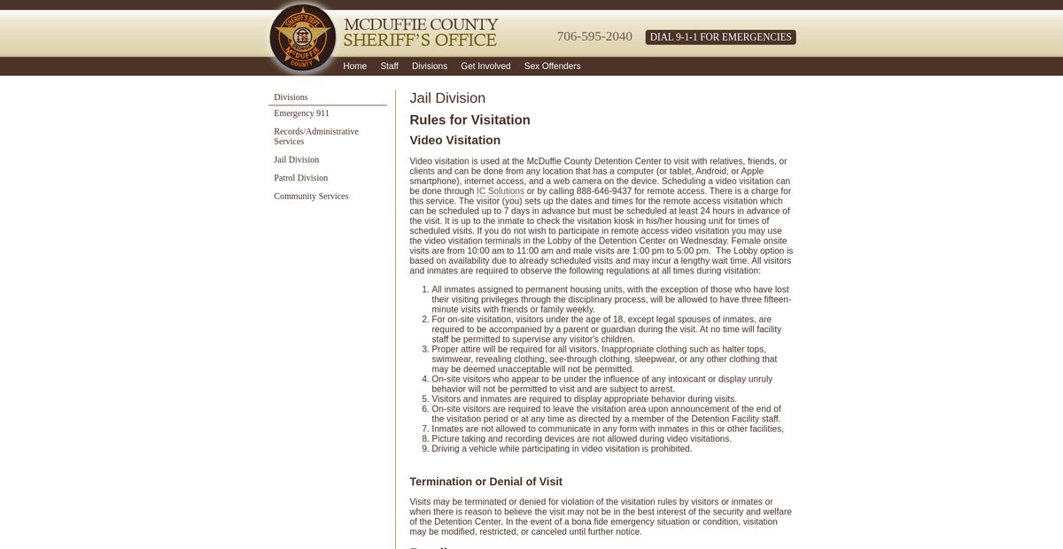 Preview of mcduffiecountysheriff.com