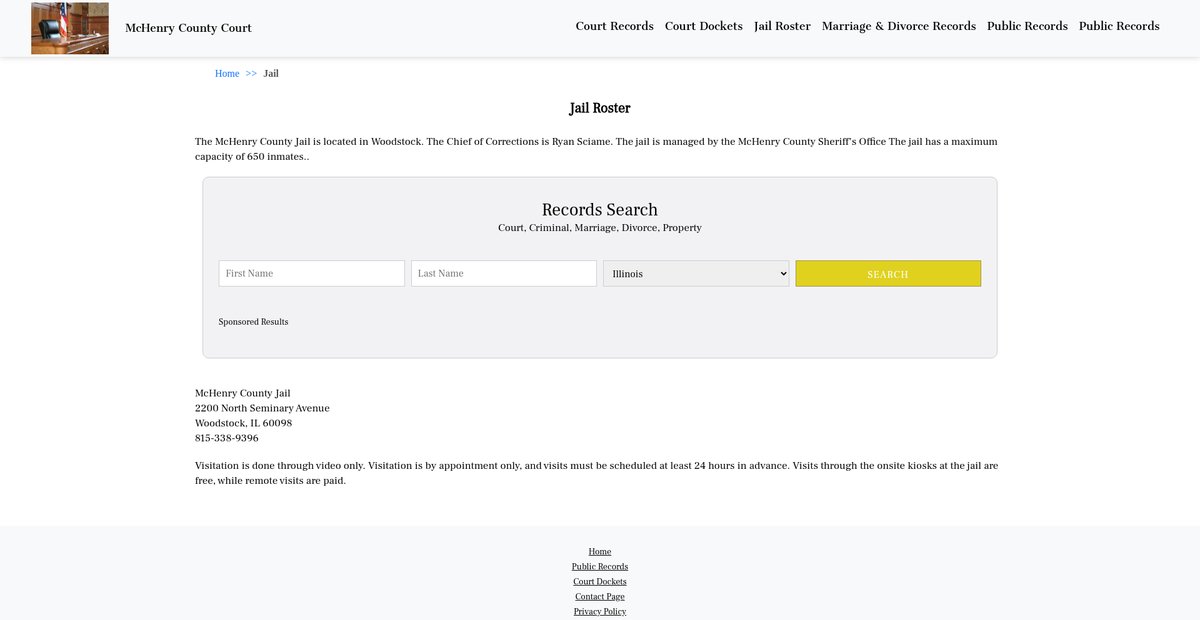 Preview of mchenrycountycourt.org