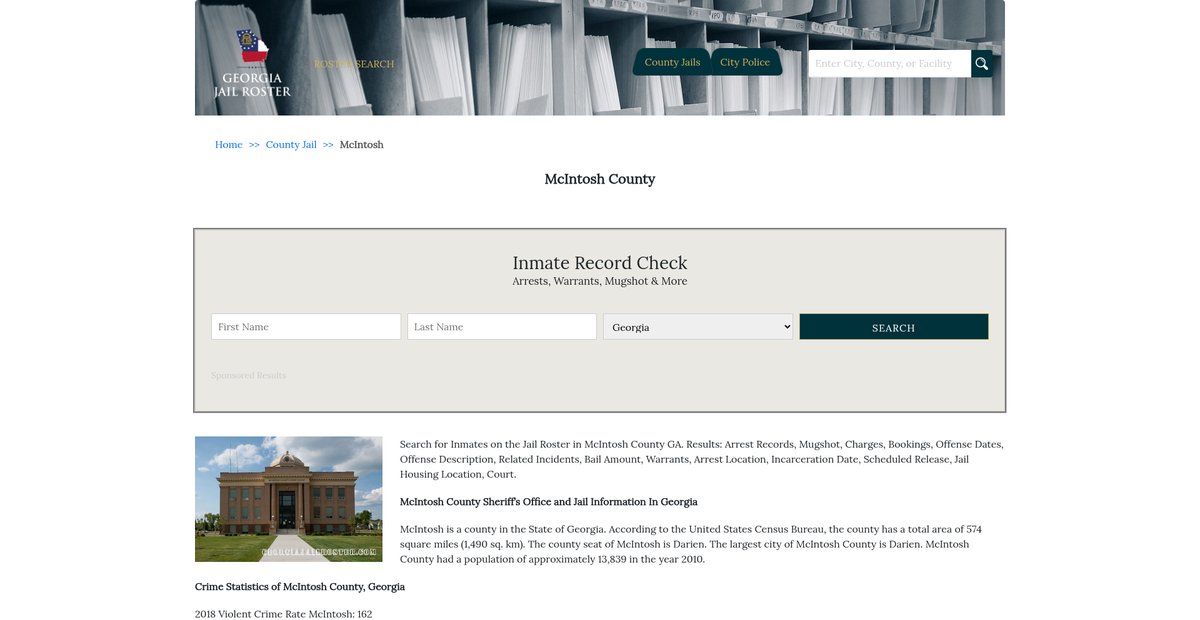 Preview of georgiajailroster.com