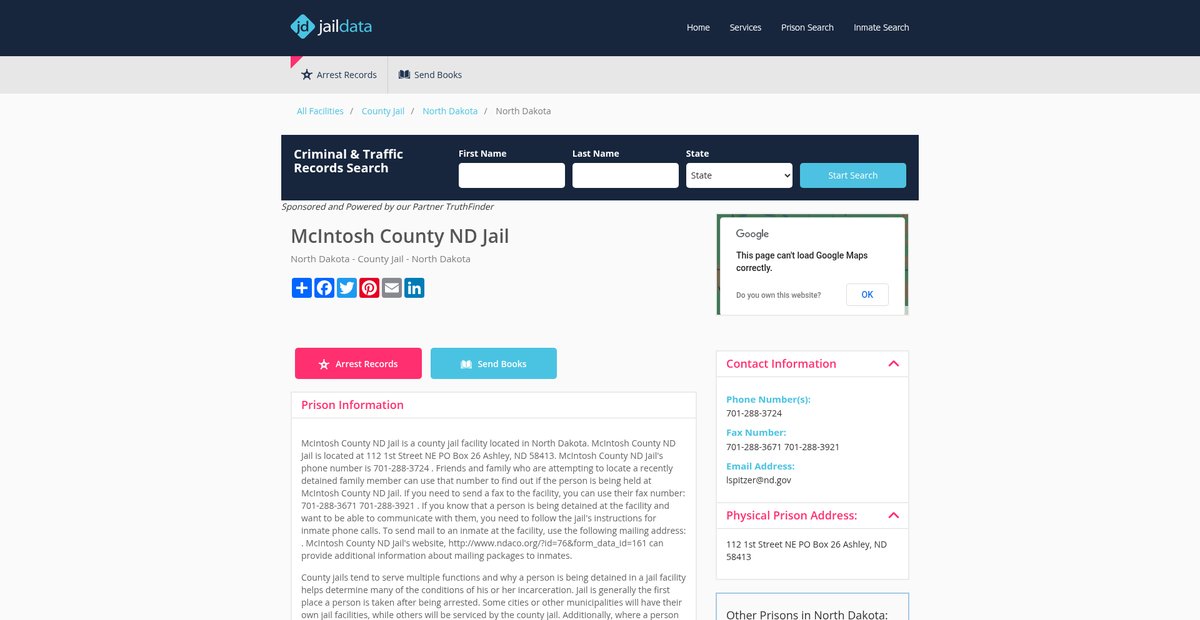 Preview of jaildata.com