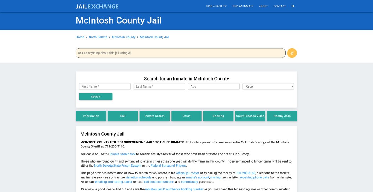 Preview of jailexchange.com