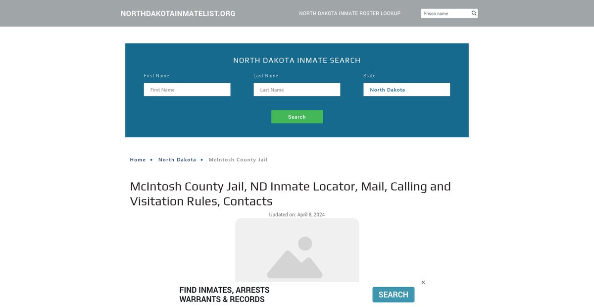 Preview of northdakotainmatelist.org