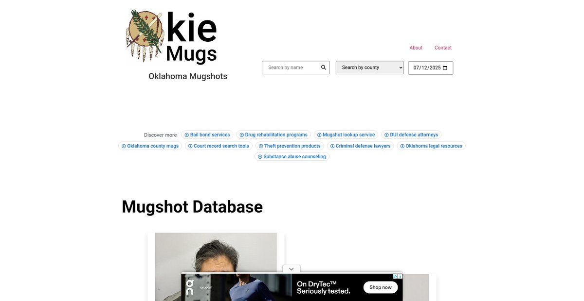 Preview of okie-mugs.com