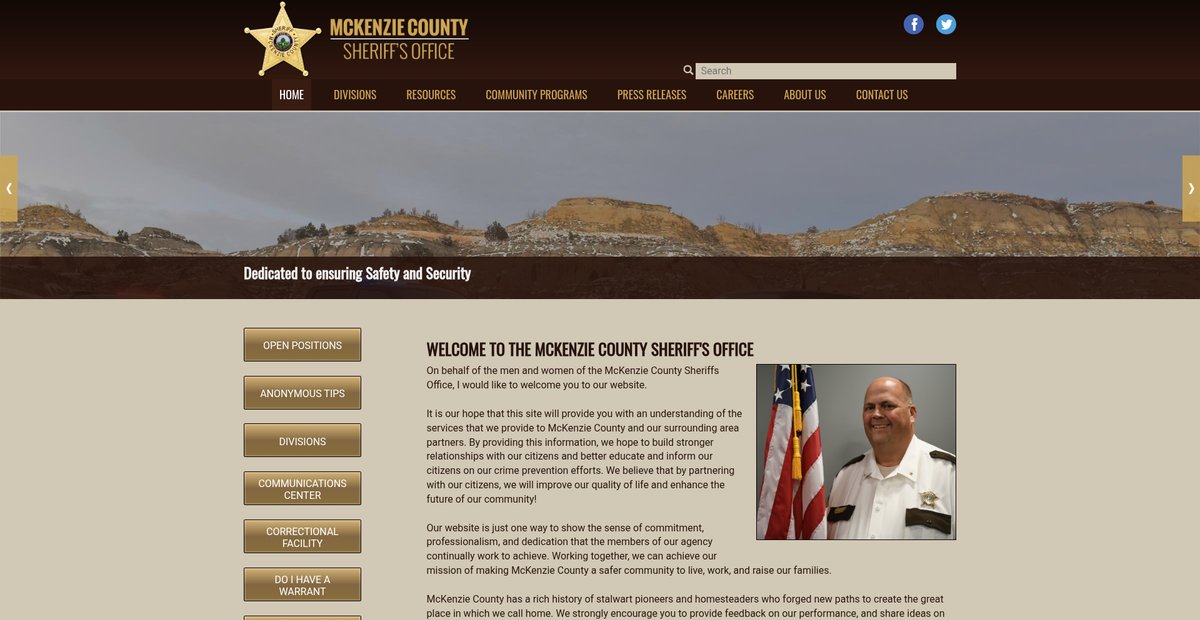 Preview of mckenziesheriff.net