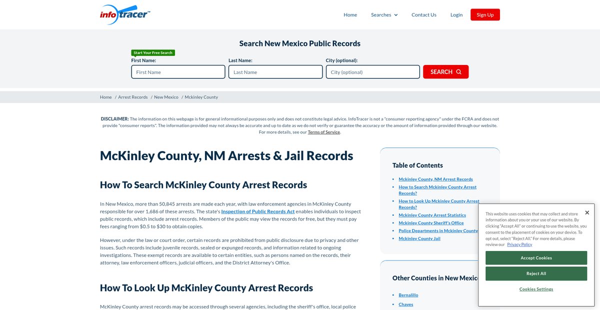 Preview of infotracer.com
