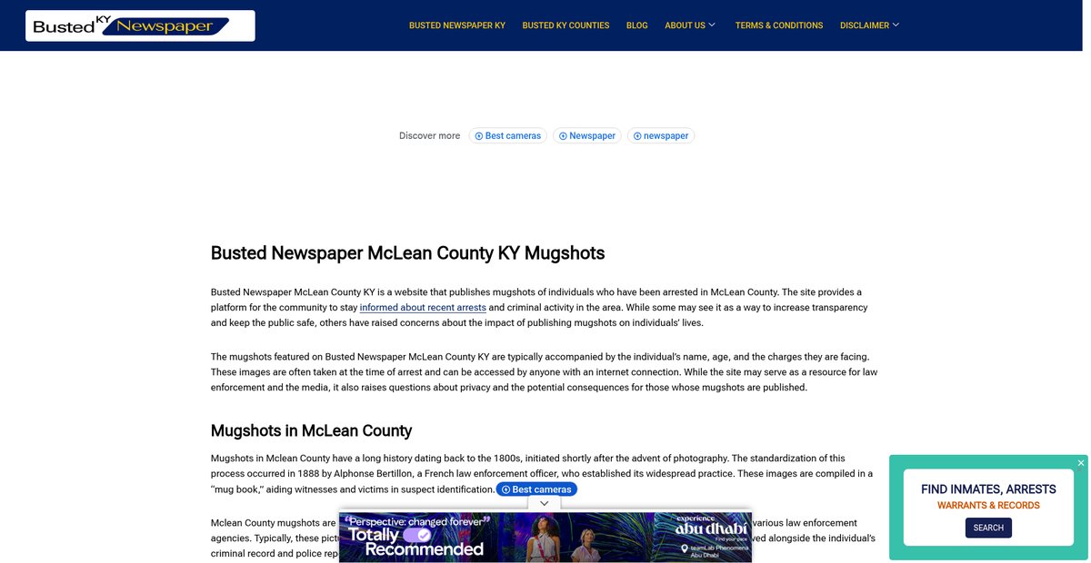 Preview of bustednewspaper-ky.com