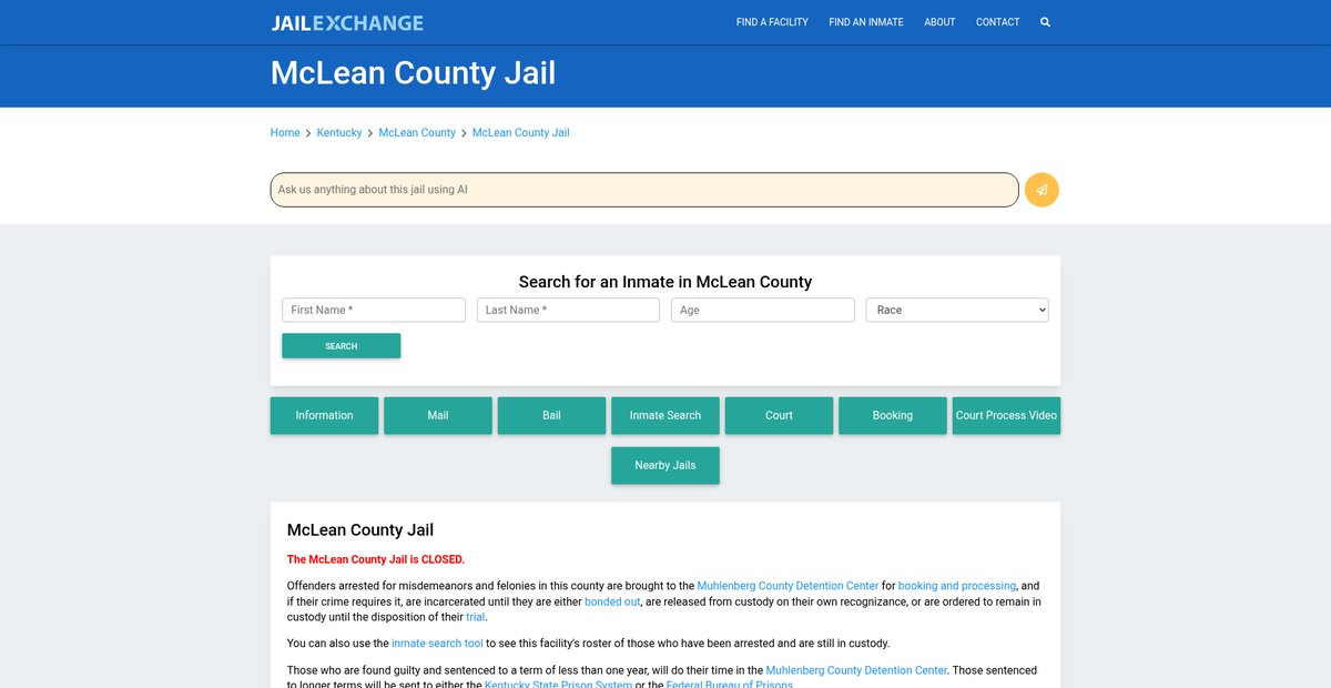 Preview of jailexchange.com