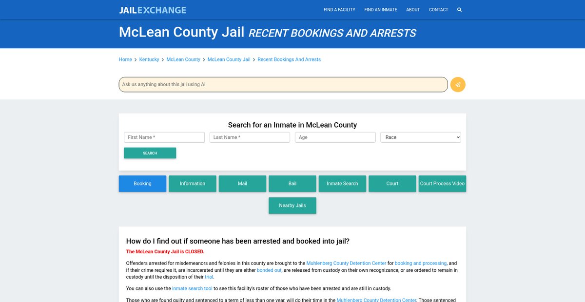 Preview of jailexchange.com