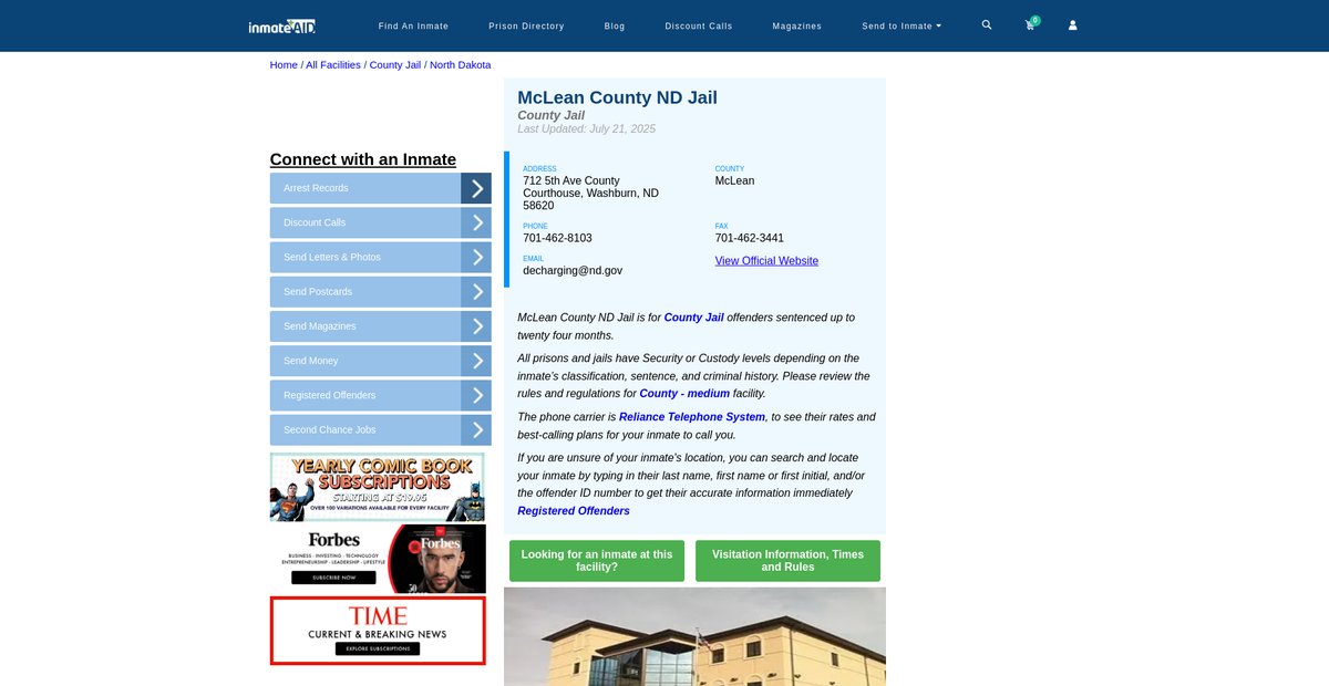 Preview of inmateaid.com