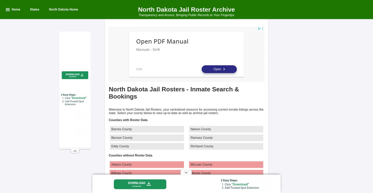 Preview of jailrosters.org