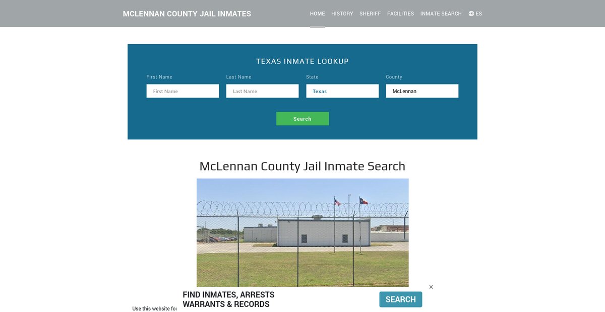 Preview of mclennanjailroster.org