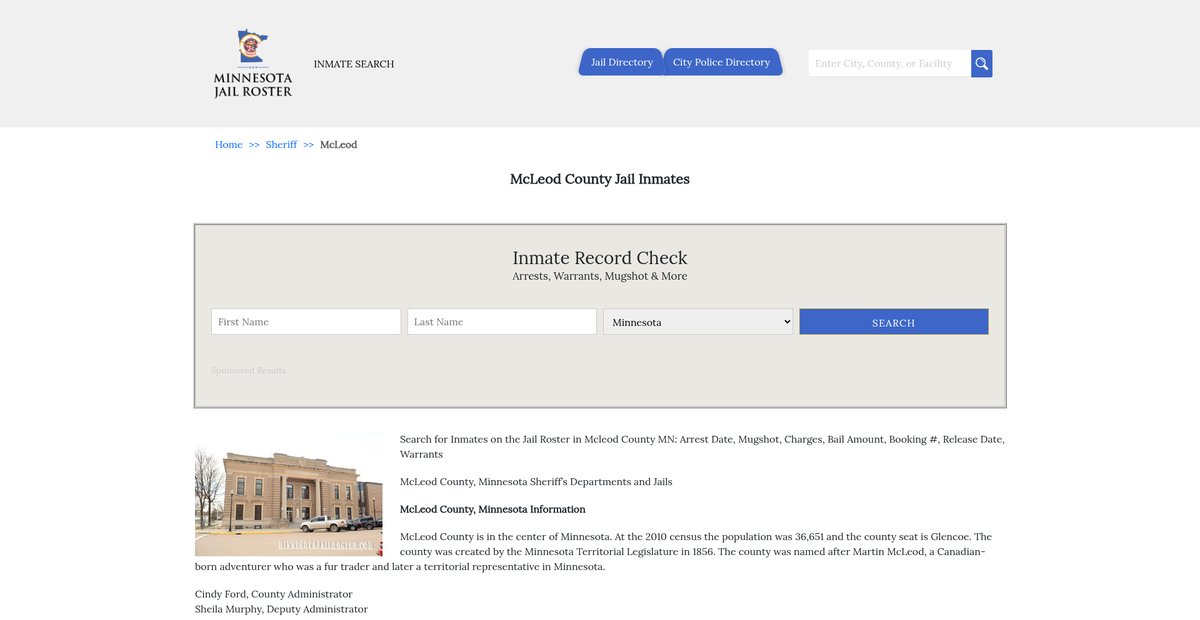 Preview of minnesotajailroster.com