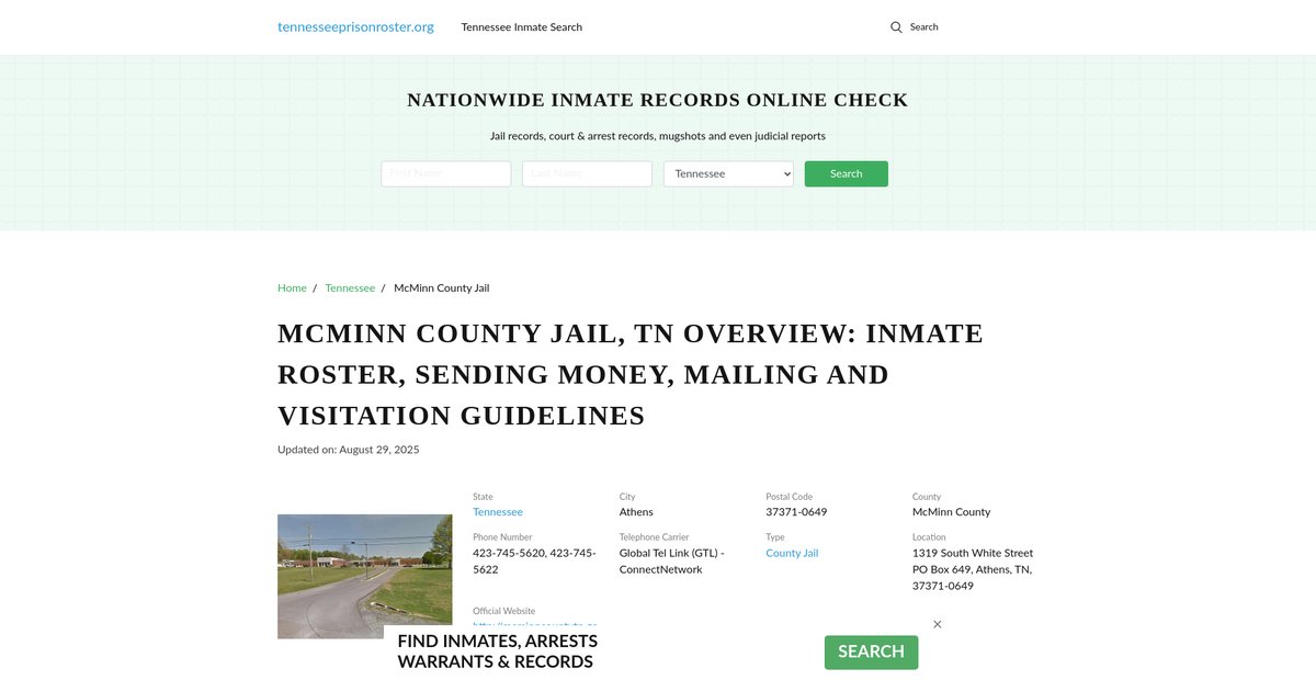 Preview of tennesseeprisonroster.org