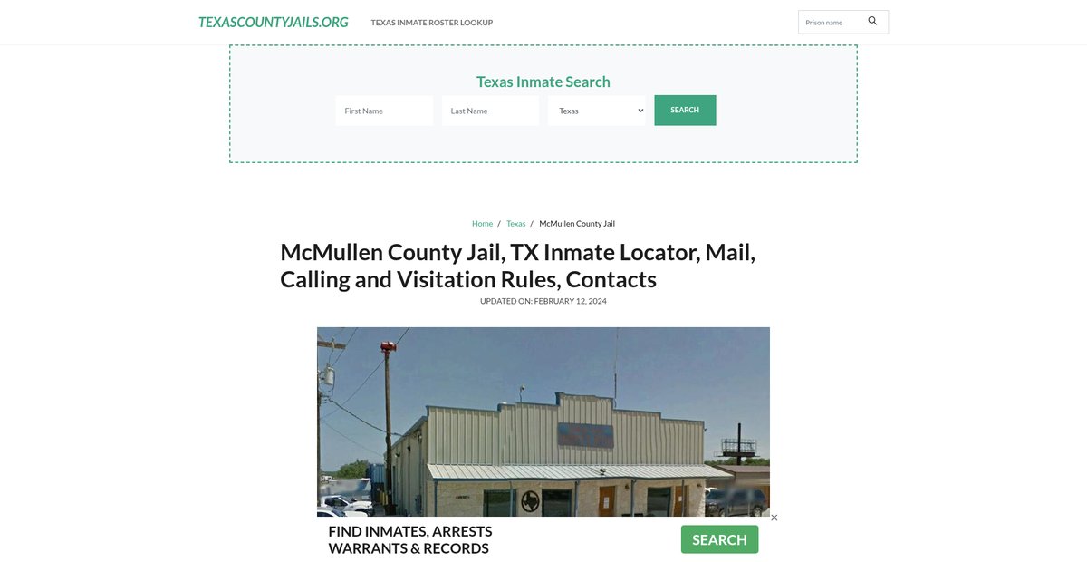 Preview of texascountyjails.org